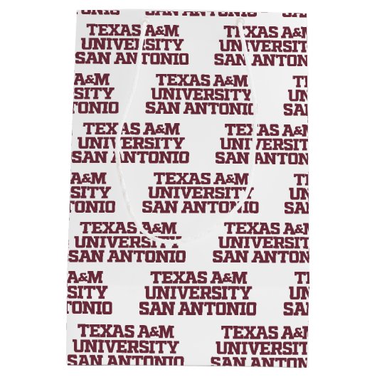 Texas A&M University - San Antonio Mittlere Geschenktüte (Rückseite)