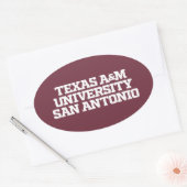Texas A&M University - San Antonio Ovaler Aufkleber (Umschlag)