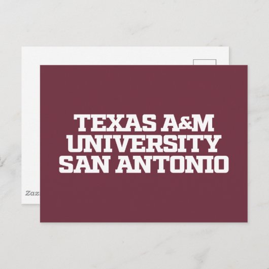 Texas A&M University - San Antonio Postkarte (Vorne/Hinten)