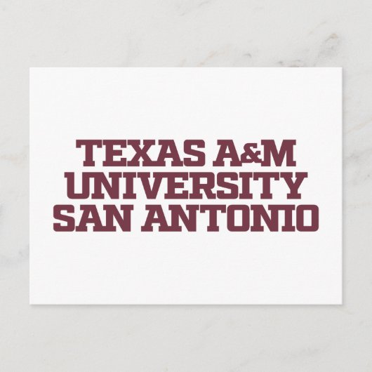 Texas A&M University - San Antonio Postkarte (Vorderseite)