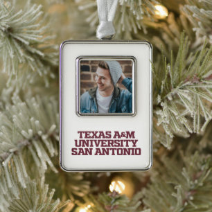 Texas A&M University - San Antonio Rahmen-Ornament Silber