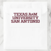 Texas A&M University - San Antonio Rechteckiger Aufkleber (Tasche)