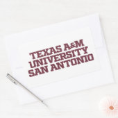 Texas A&M University - San Antonio Rechteckiger Aufkleber (Umschlag)