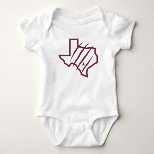 Texas A&M University - San Antonio | Staat-Logo 2 Baby Strampler (Vorderseite)