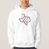Texas A&M University - San Antonio | Staat-Logo 2 Hoodie (Vorderseite)