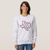 Texas A&M University - San Antonio | Staat-Logo 2 Sweatshirt (Vorne ganz)