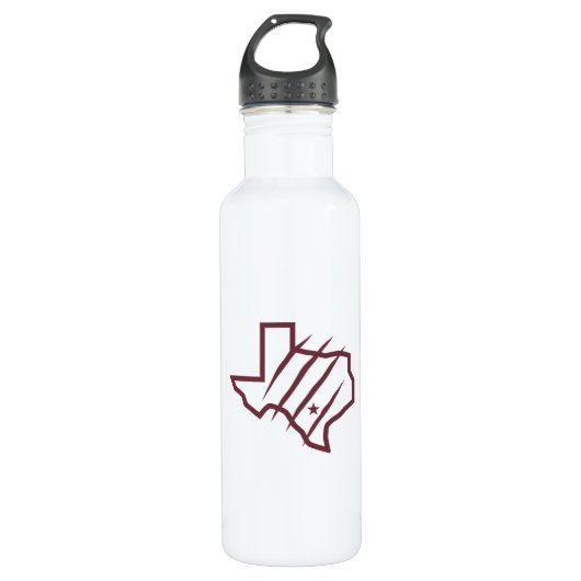 Texas A&M University - San Antonio | Staat-Logo Edelstahlflasche (Vorderseite)