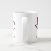 Texas A&M University - San Antonio | Staat-Logo Jumbo-Tasse (Rückseite)