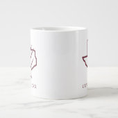 Texas A&M University - San Antonio | Staat-Logo Jumbo-Tasse (Vorderseite)