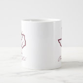 Texas A&M University - San Antonio | Staat-Logo Jumbo-Tasse (Vorderseite)