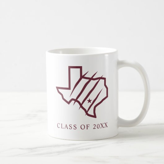 Texas A&M University - San Antonio | Staat-Logo Kaffeetasse (Rechts)