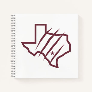 Texas A&M University - San Antonio   Staat-Logo Notizblock