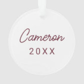 Texas A&M University - San Antonio | Staat-Logo Ornament (Rückseite)