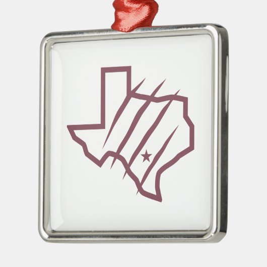 Texas A&M University - San Antonio | Staat-Logo Ornament Aus Metall (Links)