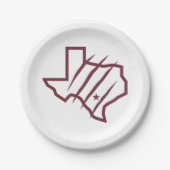 Texas A&M University - San Antonio | Staat-Logo Pappteller (Vorderseite)