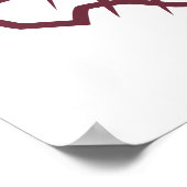 Texas A&M University - San Antonio | Staat-Logo Poster (Ecke)