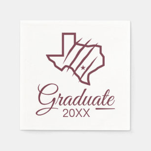 Texas A&M University - San Antonio   Staat-Logo Serviette