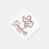 Texas A&M University - San Antonio | Staat-Logo Serviette (Ecke)
