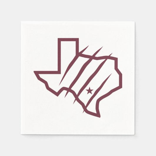 Texas A&M University - San Antonio | Staat-Logo Serviette (Vorderseite)