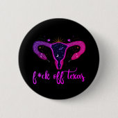 Texas Abortion Ban Celestial Uterus Protest Button (Vorderseite)