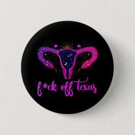 Texas Abortion Ban Celestial Uterus Protest Button