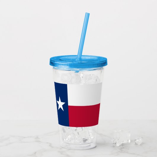 Texas Acryltrinkbecher (Rückseite Ice)