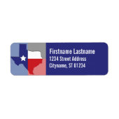 Texas Address Labels (Vorne)