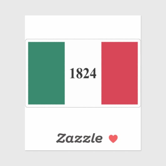 Texas Alamo Flag Aufkleber (Blatt)