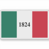 Texas Alamo Flag Aufkleber (Vorderseite)