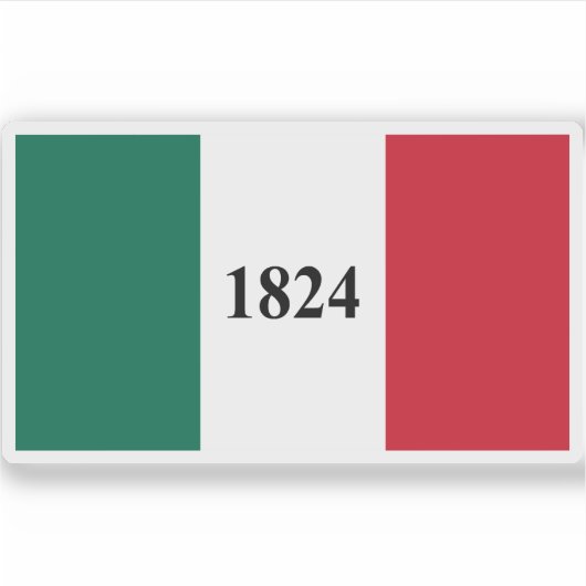 Texas Alamo Flag Aufkleber (Vorderseite)