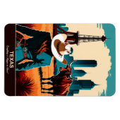 Texas: Alles ist größer in Texas Flexible Magnet (Horizontal)