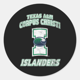 Texas Am-Corpus Christi Tamucc Islanders Large Runder Aufkleber