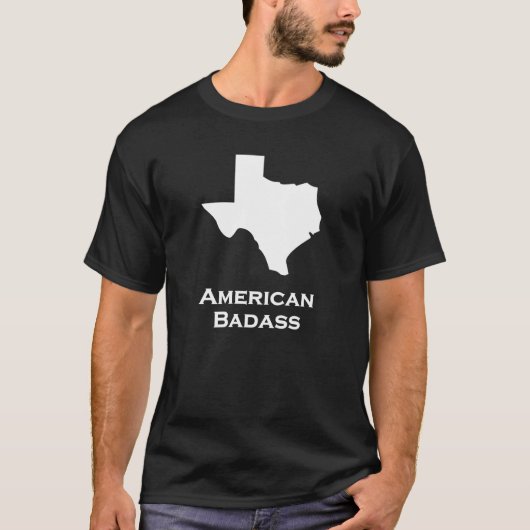 Texas American Badass T-Shirt (Vorderseite)