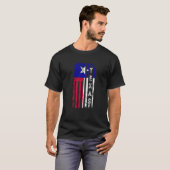 Texas American Flag Home State of Texas Flag T-Shirt (Vorne ganz)