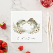 Texas Angel Hochzeit Serviette (Beispiel)