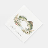 Texas Angel Hochzeit Serviette (Ecke)