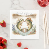 Texas Angelhochzeit Serviette (Beispiel)