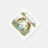 Texas Angelhochzeit Serviette (Ecke)