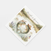 Texas Angelhochzeit Serviette (Ecke)