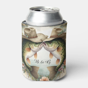 Texas-Angler-Hochzeit Dosenkühler