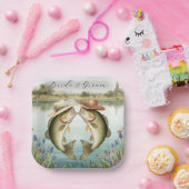 Texas Angler Hochzeit Pappteller (Party)