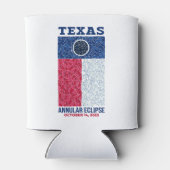 Texas Annular Eclipse Can Cooler Dosenkühler (Rückseite)