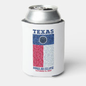 Texas Annular Eclipse Can Cooler Dosenkühler (Kanne Rückseite)
