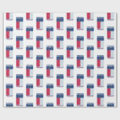 Texas Annular Eclipse Packpapier (Flach)