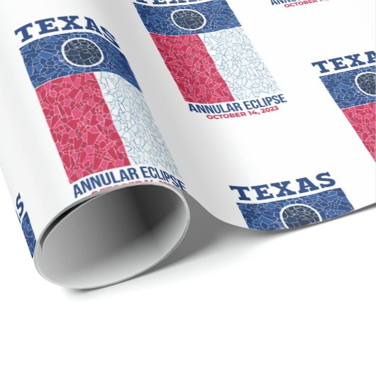 Texas Annular Eclipse Packpapier (Rolleneckpunkt)