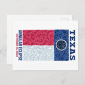 Texas Annular Eclipse Postcard Postkarte (Vorne/Hinten)