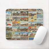 Texas Antique Postcard Mousepad (Mit Mouse)