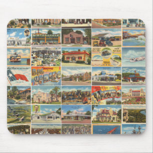 Texas Antique Postcard Mousepad