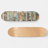 Texas Antique Postcard Skateboard (Horizontal)