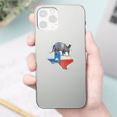 Texas Armadillo Aufkleber (Telefon)
